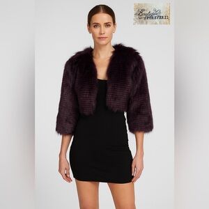 Boutique XXI Chic Cropped Faux Fur Bolero | Teddy Jacket